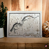 Bathymetric of Geist Reservoir, Indianapolis/Fishers, Indiana Media 1 of 1